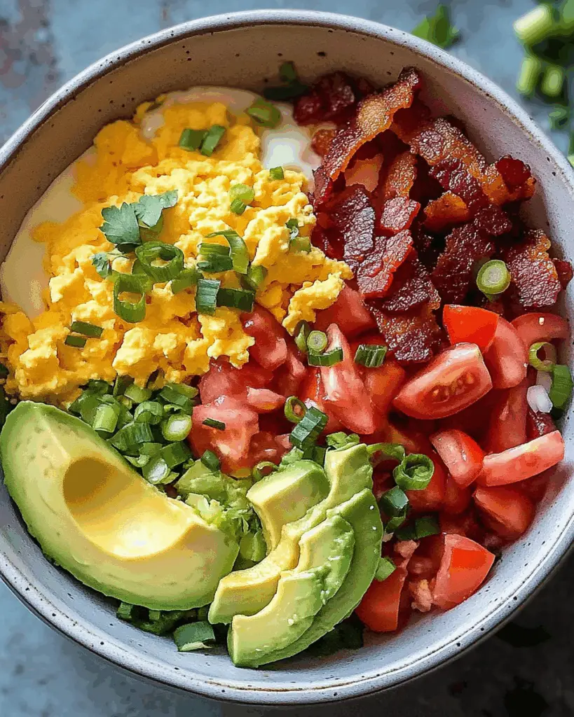 Creamy Veggie & Bacon Protein Bowl